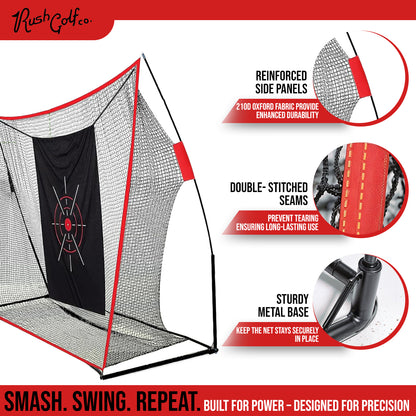 Rush Golf Co. – Golf Hitting & Practice Net (10x7ft)