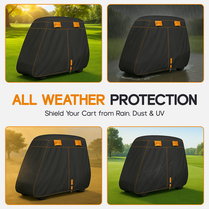 Rush Golf Co. – Waterproof Golf Cart Cover (4 Passenger)