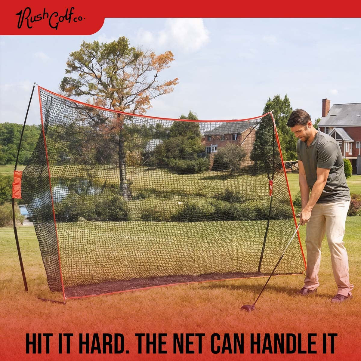 Rush Golf Co. – Golf Hitting & Practice Net (10x7ft)