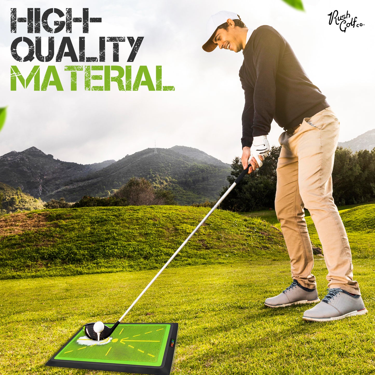 Rush Golf Co. – Golf Swing Path Feedback Training Mat